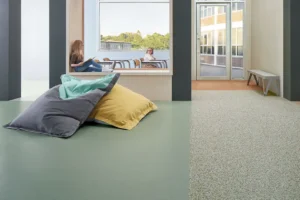 pisos vinil rollo confetti concrete