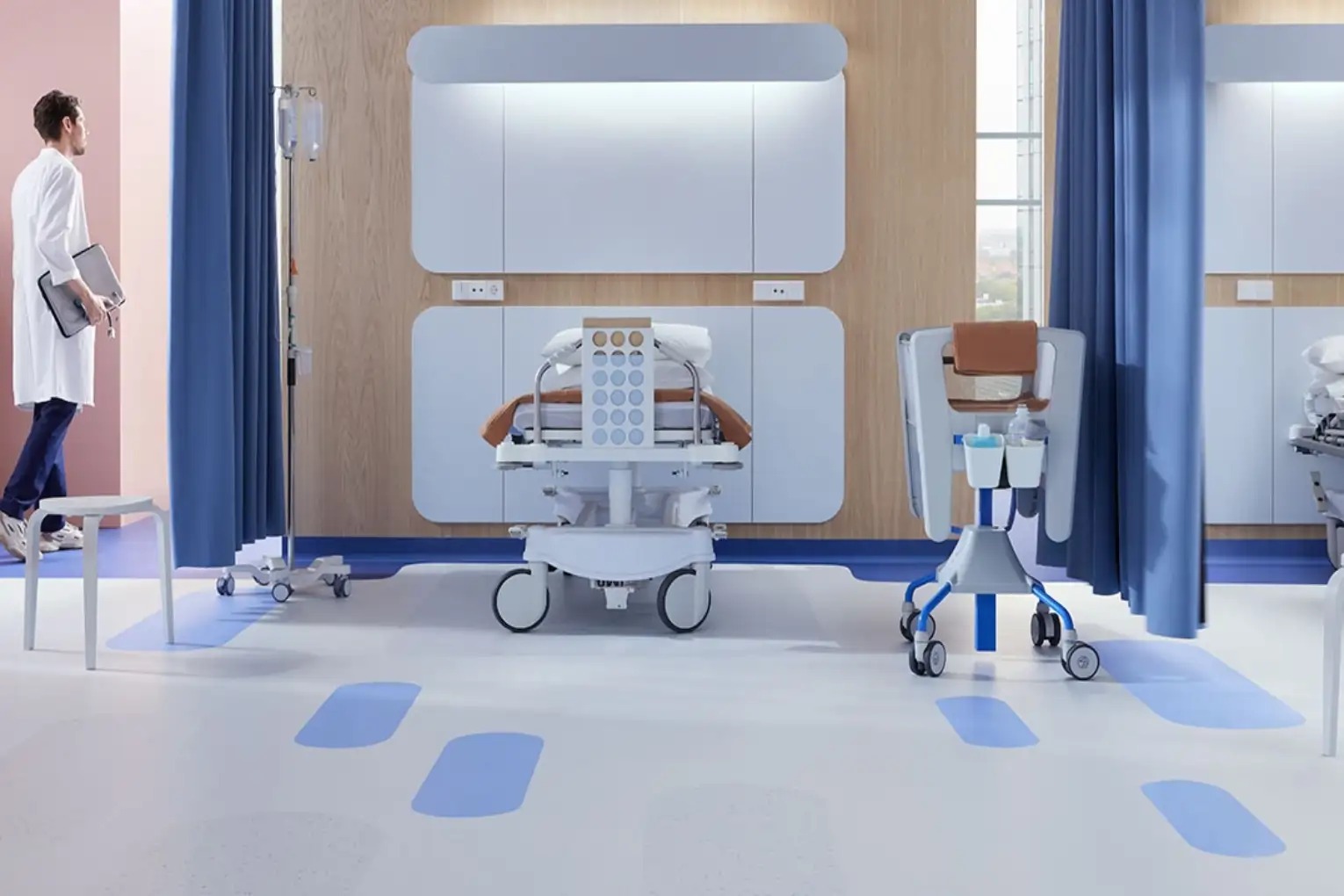 Evaluación técnica de superficies hospitalarias de alto rendimiento